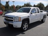 2009 Summit White Chevrolet Silverado 1500 LT Extended Cab 4x4 #54684250