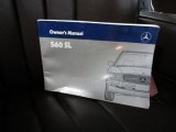 1987 Mercedes-Benz SL Class 560 SL Roadster Books/Manuals