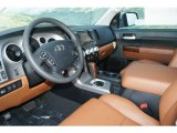 2012 Toyota Tundra Limited Double Cab 4x4 Red Rock Interior