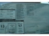 2012 Toyota Tundra SR5 TRD CrewMax 4x4 Window Sticker