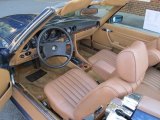 1985 Mercedes-Benz SL Class 380 SL Roadster Brown Interior