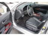 2011 Lexus GS 350 Black/Red Walnut Interior