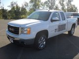 2011 Summit White GMC Sierra 1500 SLT Extended Cab 4x4 #54684166