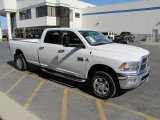 Bright White Dodge Ram 2500 in 2010