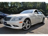 2009 designo Mystic White Mercedes-Benz S 550 4Matic Sedan #54738445