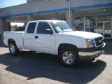 2004 Summit White Chevrolet Silverado 1500 LS Extended Cab 4x4 #54738433