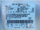 2011 F150 Color Code for Ingot Silver Metallic - Color Code: UX