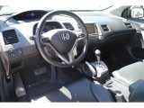 2009 Honda Civic EX-L Coupe Black Interior