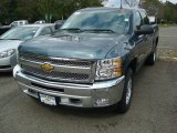 2012 Blue Granite Metallic Chevrolet Silverado 1500 LT Crew Cab 4x4 #54738302