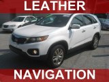 2011 Snow White Pearl Kia Sorento EX V6 AWD #54738271