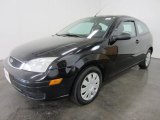 2007 Pitch Black Ford Focus ZX3 S Coupe #54738626