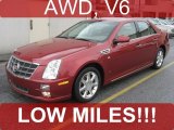 2008 Crystal Red Cadillac STS 4 V6 AWD #54738269