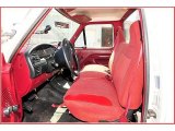 1996 Ford F350 XL Regular Cab Commercial Utility Red Interior