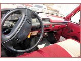 1996 Ford F350 XL Regular Cab Commercial Utility Red Interior