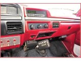 1996 Ford F350 XL Regular Cab Commercial Utility Dashboard