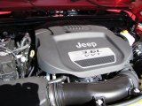 2012 Jeep Wrangler Sport 4x4 3.6 Liter DOHC 24-Valve VVT Pentastar V6 Engine