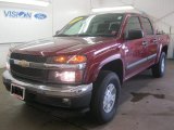 2008 Deep Ruby Metallic Chevrolet Colorado LT Crew Cab 4x4 #54791908