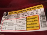 2006 Ford Five Hundred Limited Info Tag