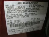 2006 Five Hundred Color Code for Merlot Metallic - Color Code: FX