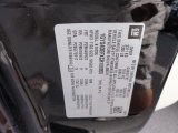 2012 Cadillac Escalade Platinum AWD Info Tag