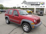 2005 Inferno Red Crystal Pearl Jeep Liberty Sport 4x4 #54815367