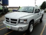 2011 Bright Silver Metallic Dodge Dakota Big Horn Crew Cab 4x4 #54815487