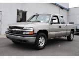 2000 Light Pewter Metallic Chevrolet Silverado 1500 LS Extended Cab 4x4 #54815080