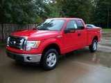 2011 Race Red Ford F150 XLT SuperCab 4x4 #54815455
