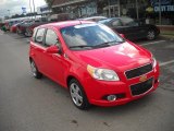 2011 Victory Red Chevrolet Aveo Aveo5 LT #54815236