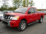 2010 Red Alert Nissan Titan SE King Cab 4x4 #54851615