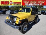 2004 Solar Yellow Jeep Wrangler Sport 4x4 #54851555
