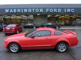 2005 Redfire Metallic Ford Mustang V6 Deluxe Coupe #54851261