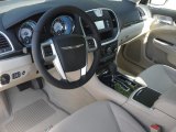 2012 Chrysler 300  Black/Light Frost Beige Interior