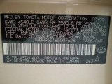 2006 GS Color Code for Chardonnay Pearl - Color Code: 4S7