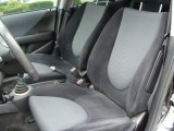 2007 Honda Fit Sport Black Interior