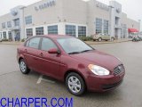 2011 Wine Red Pearl Hyundai Accent GLS 4 Door #54850925