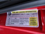 2011 Ford E Series Cutaway E350 Commercial Utility Truck Info Tag
