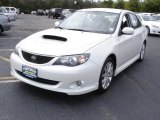 2008 Satin White Pearl Subaru Impreza WRX Sedan #54850913