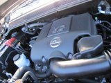 2012 Nissan Titan SL Crew Cab 4x4 5.6 Liter Flex-Fuel DOHC 32-Valve CVTCS V8 Engine