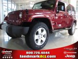 2012 Deep Cherry Red Crystal Pearl Jeep Wrangler Unlimited Sahara 4x4 #54912998