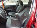 2009 Ford Fusion SE Red/Charcoal Black Leather Interior