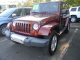 2008 Red Rock Crystal Pearl Jeep Wrangler Sahara 4x4 #54913136