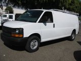 2007 Chevrolet Express 3500 Extended Commercial Van Front 3/4 View