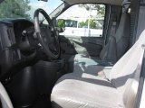 2007 Chevrolet Express 3500 Extended Commercial Van Medium Pewter Interior