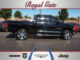 2005 Black Dodge Ram 1500 SLT Quad Cab 4x4 #54912835