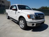 2011 White Platinum Metallic Tri-Coat Ford F150 Lariat SuperCrew #54913072