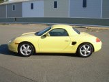 Pastel Yellow Porsche Boxster in 1997
