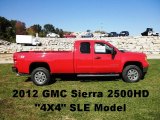 2012 Fire Red GMC Sierra 2500HD SLE Extended Cab 4x4 #54964196