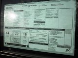2012 GMC Sierra 1500 Regular Cab 4x4 Window Sticker