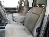 2008 Dodge Ram 3500 Laramie Quad Cab 4x4 Dually Medium Slate Gray Interior